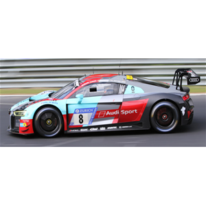 AUDI R8 N.8 24 H NURBURGRING 2018 RAST-FRIJNS-VANTHOOR-K.VAN DER LINDE 1:43 Spark Model Auto Competizione Modellino