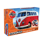 QUICK BUILD VW CAMPER VAN Airfix Kit Auto Die Cast Modellino