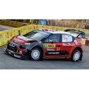 CITROEN C3 WRC N.10 WINNER RALLY CATALUNYA 2018 LOEB-ELENA 1:43 Ixo Model Auto Rally Modellino
