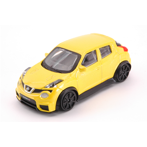 NISSAN JUKE R 2010 YELLOW 1:43 Burago Auto Stradali Modellino