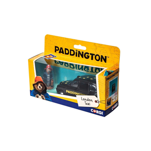 PADDINGTON BEAR TAXI WITH BEAR FIGURE cm 12,8 1:36 Corgi Movie Modellino