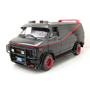 GMC VANDURA A-TEAM VAN 1983 1:18 Greenlight Movie Modellino