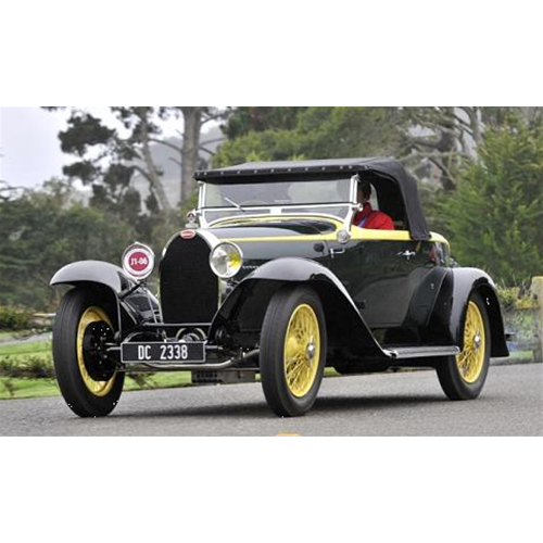 BUGATTI T40 ROADSTER 1921 YELLOW/BLACK 1:43 Matrix Scale Models Auto d'Epoca Modellino