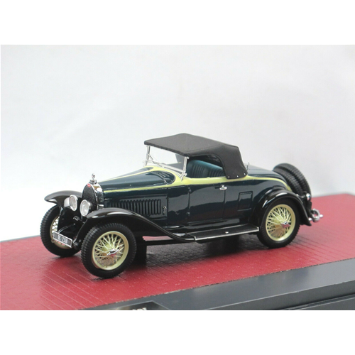 BUGATTI T40 ROADSTER 1921 YELLOW/BLACK 1:43 Matrix Scale Models Auto d'Epoca Modellino
