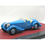 BUGATTI T57S ROADSTER CORSICA 1937 MALCOLM CAMPBELL BLUE 1:43 Matrix Scale Models Auto d'Epoca Modellino