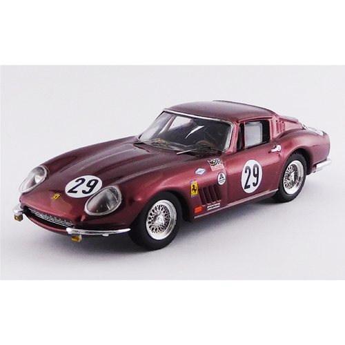 FERRARI 275 GTB/4 N.29 ACCIDENT 24 H DAYTONA 1967 GUTIERREZ-REBAQUE 1:43 Best Model Auto Competizione Modellino