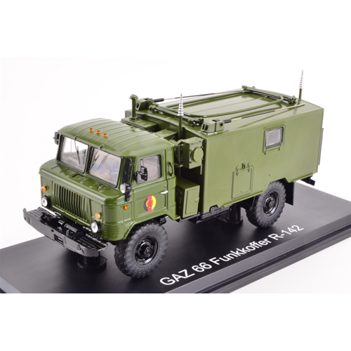 GAZ 66 FUNKKOFFER R-142 NVA 1:43 Premium Classixx Mezzi Militari Modellino