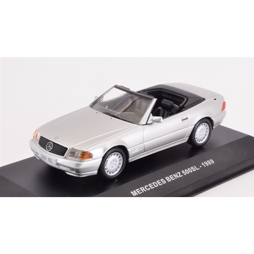 MERCEDES 500 SL 1989 SILVER 1:43 Solido Auto Stradali Modellino