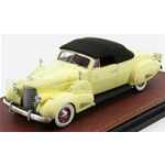 CADILLAC V16 CONVERTIBLE 1938 COUPE CLOSED ROOF CREAM 1:43 GLM Models Auto Stradali Modellino