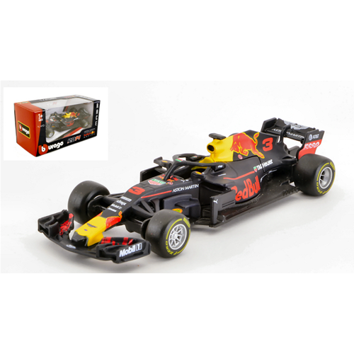 RED BULL RB14 DANIEL RICCIARDO 2018 N.3 1:43 Burago Formula 1 Modellino