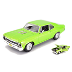 CHEVROLET NOVA SS COUPE 1970 GREEN 1:24 Maisto Auto Stradali Modellino