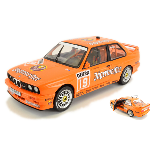 BMW M3 E30 N.19 JAGERMEISTER DTM 1992 A.HAHNE 1:18 Solido Auto Competizione Modellino