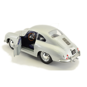 PORSCHE 356 PRE-A 1953 SILVER 1:18 Solido Auto Stradali Modellino