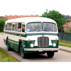 SKODA 706 RO 1947 GREEN/WHITE 1:43 Ixo Model Autobus Modellino
