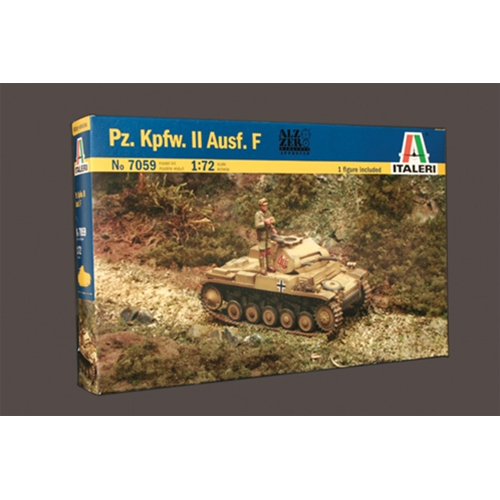 CARRO ARMATO PZ KPWF II AUSF F KIT 1:72 Italeri Kit Mezzi Militari Modellino
