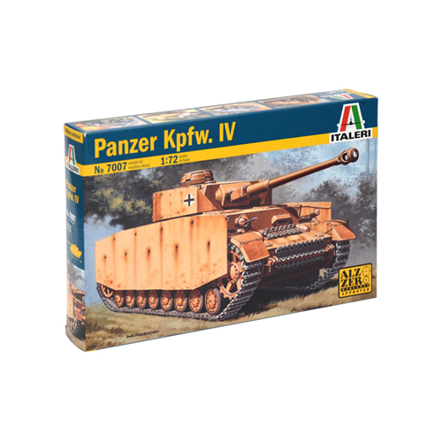 CARRO ARMATO PZ KPFW IV KIT 1:72 Italeri Kit Mezzi Militari Modellino