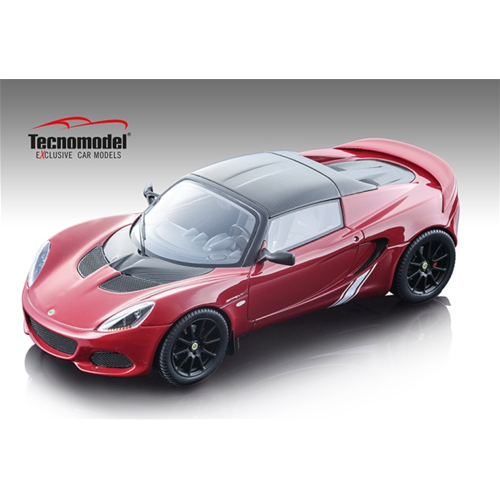 LOTUS ELISE SPRINT 220 2017 METALLIC MEMPHIS RED 1:18 Tecnomodel Auto Stradali Modellino