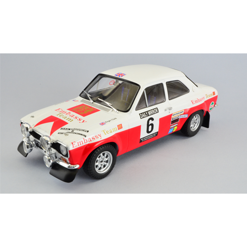 FORD ESCORT MK1 RS 1600 N.6 11th RAC RALLY 1971 PORTER-CLARK 1:18 Ixo Model Auto Rally Modellino