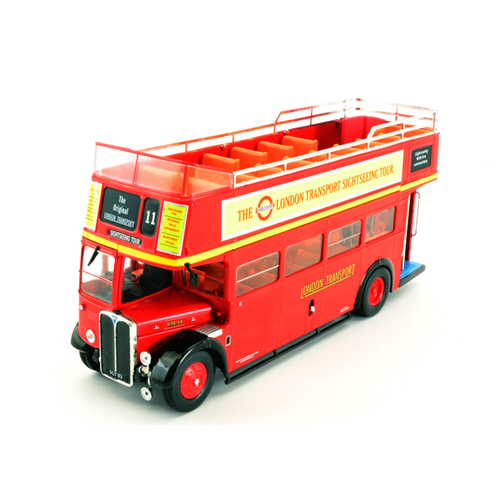 AEC REGENT RT RED LONDON TRANSPORT 1950 OPEN TOP 1:43 Ixo Model Autobus Modellino