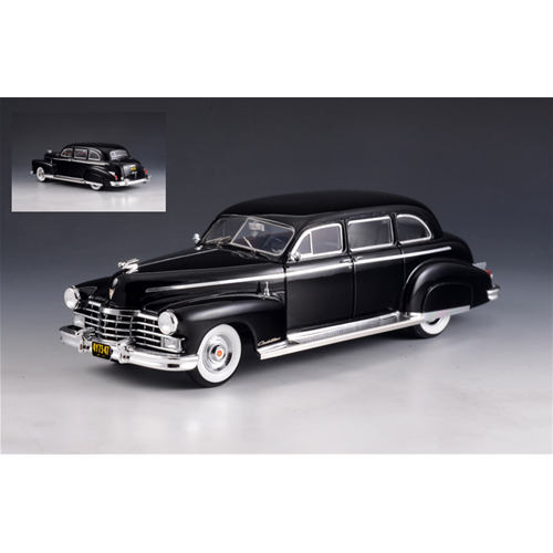 CADILLAC FLEETWOOD 75 LIMOUSINE 1947 BLACK 1:43 GLM Models Auto Stradali Modellino