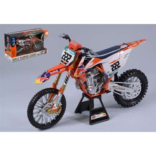 RED BULL KTM 450 SX-F N.222 TONY CAIROLI 1:6 New Ray Moto Modellino