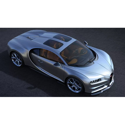 BUGATTI CHIRON SKYVIEW 2018 ARGENT 1:43 Looksmart Auto Stradali Modellino
