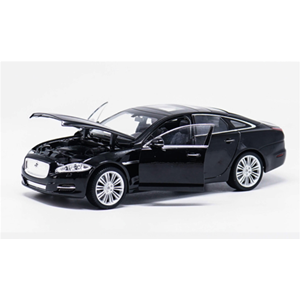 JAGUAR XJ 2010 BLACK 1:24 Welly Auto Stradali Modellino