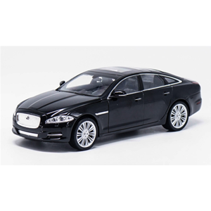 JAGUAR XJ 2010 BLACK 1:24 Welly Auto Stradali Modellino