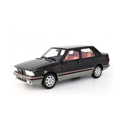 ALFA ROMEO GIULIETTA 2.0 TURBODELTA 1983 BLACK METALLIC 1:18 Laudo Racing Auto Stradali Modellino