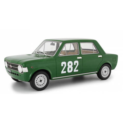 FIAT 128 1a SERIE N.282 TRENTO BONDONE 1969 ERALDO OLIVARI 1:18 Laudo Racing Auto Competizione Modellino