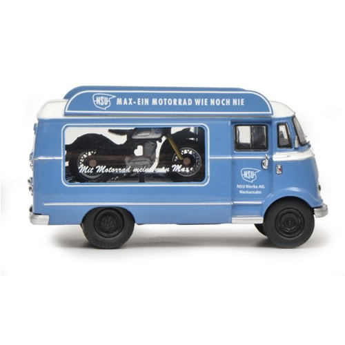 MERCEDES L 319 PROMOTION CAR NSU-MAX 1961 1:43 Schuco Veicoli Commerciali Modellino