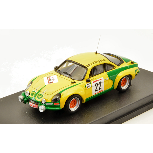 ALPINE A110 YPRES N.22 RALLY 1976 ROOTHAERT/NIJS 1:43 Trofeu Auto Rally Modellino
