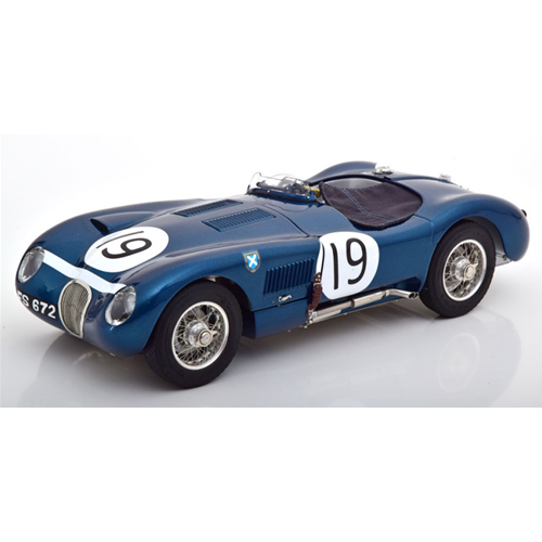 JAGUAR C TYPE N.19 GOODWOOD MEETING 1954 I.STEWART-N.SANDERSSON 1:18 CMC Auto Competizione Modellino