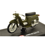MOTO JAWA PIONYR TYP 20 1967 ZELENA VOJENSKA 1:18 Abrex Moto Die Cast Modellino