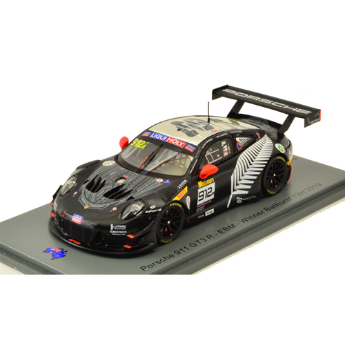 PORSCHE 911 GT3 N.912 WINNER 12 H BATHURST 2019 WERNER-OLSEN-CAMPBELL 1:43 Spark Model Auto Competizione Modellino