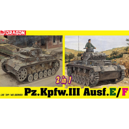 PZ.KPFW.III AUSF.E/F SMART KIT 1:35 Dragon Kit Mezzi Militari Modellino
