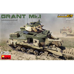 GRANT MK.I INTERIOR KIT 1:35 Miniart Kit Mezzi Militari Die Cast Modellino