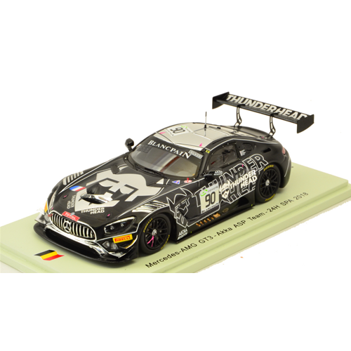 MERCEDES GT3 N.90 24 H SPA 2018 J.MANCHESTER-F.SCHILLER-N.BASTIAN-J.SZYMKOWIAK 1:43  Spark Model Auto Competizione Modellino