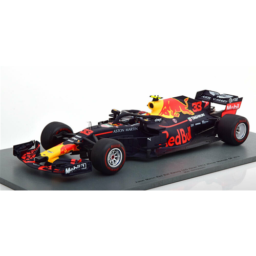 RED BULL M.VERSTAPPEN 2018 N.33 WINNER MEXICAN GP 1:18 Spark Model Formula 1 Modellino