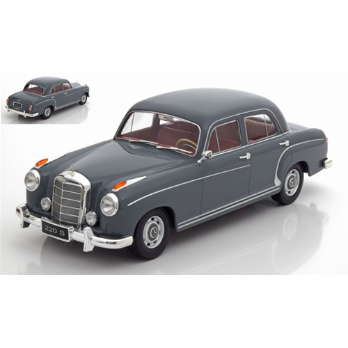 MERCEDES 220S LIMOUSINE (W180 II) 1954 GREY 1:18 KK Scale Auto Stradali Modellino