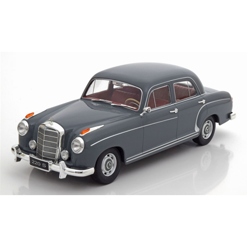 MERCEDES 220S LIMOUSINE (W180 II) 1954 GREY 1:18 KK Scale Auto Stradali Modellino