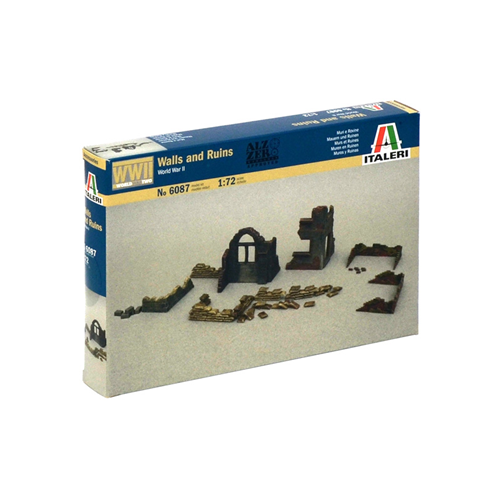 MURI E ROVINE WW II KIT 1:72 Italeri Kit Diorami Modellino