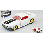 ROMAN'S FORD MUSTANG FAST & FURIOUS WHITE 1:32 Jada Toys Movie Modellino