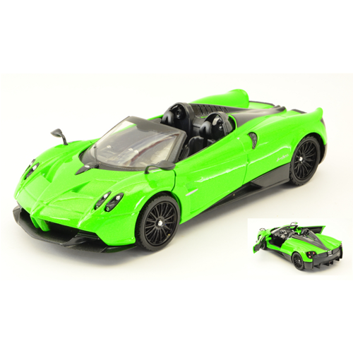 PAGANI HUAYRA ROADSTER 2018 GREEN 1:24 MotorMax Auto Stradali Modellino