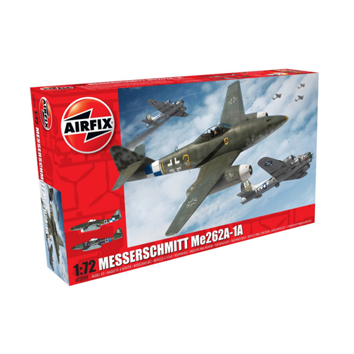 MESSERSCHMITT ME262A-1A KIT 1:72 Airfix Kit Aerei Modellino