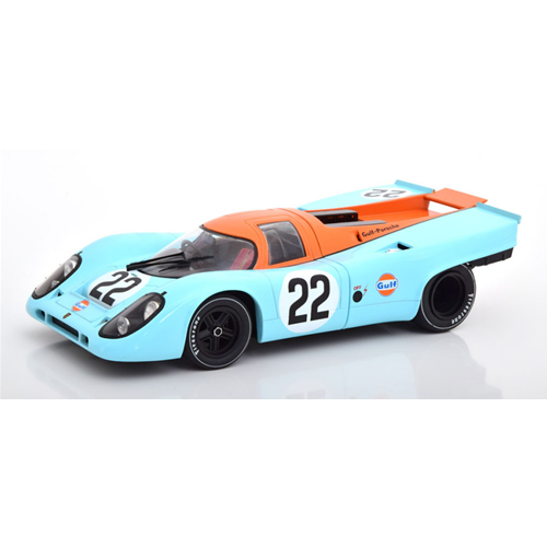 PORSCHE 917 K GULF N.22 ACCIDENT LE MANS 1970 D.HOBBS-M.HAILWOOD 1:18 CMR Classic Model Replicars Auto Competizione Modellino