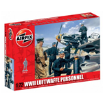LUFTWAFFE PERSONNEL KIT 1:76 Airfix Kit Figure Militari Die Cast Modellino