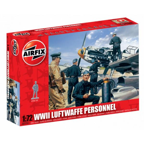 LUFTWAFFE PERSONNEL KIT 1:76 Airfix Kit Figure Militari Modellino