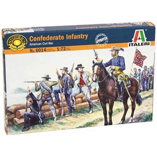 CONFEDERATE INFANTRY THE GRAYS KIT 1:72 Italeri Kit Figure Militari Modellino