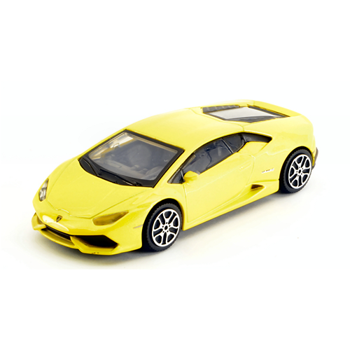 LAMBORGHINI HURACAN LP 610-4 2014 YELLOW 1:43 Burago Auto Stradali Modellino
